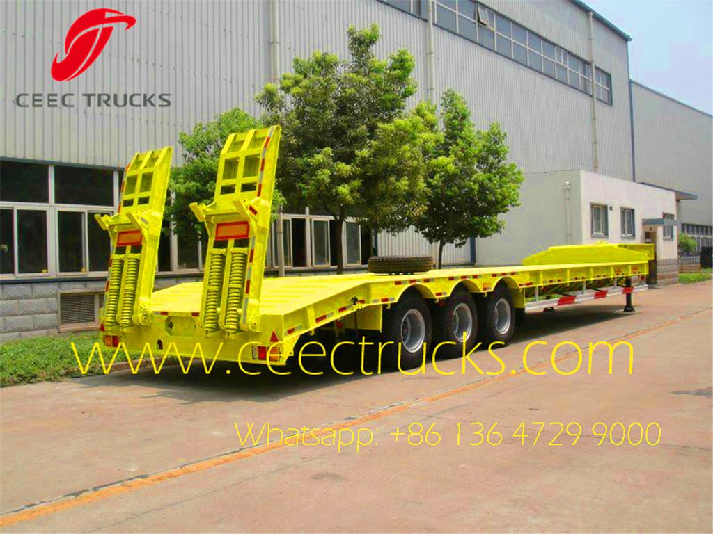 3 axle low bed semitrailer