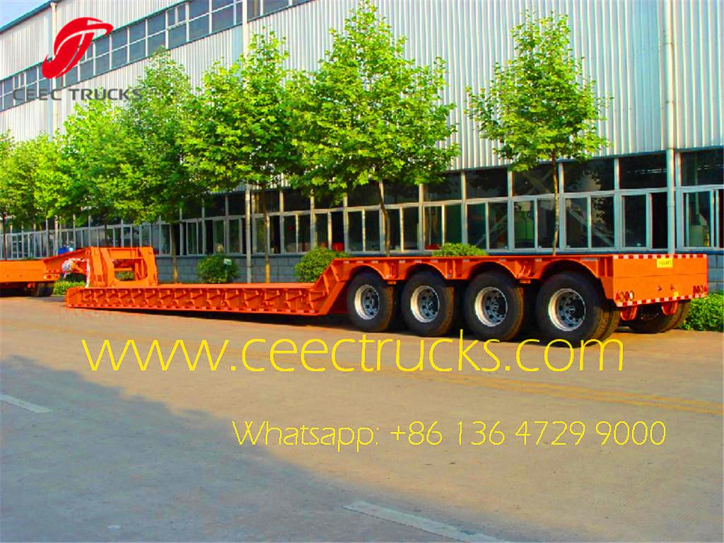 4 axle low bed semitrailer