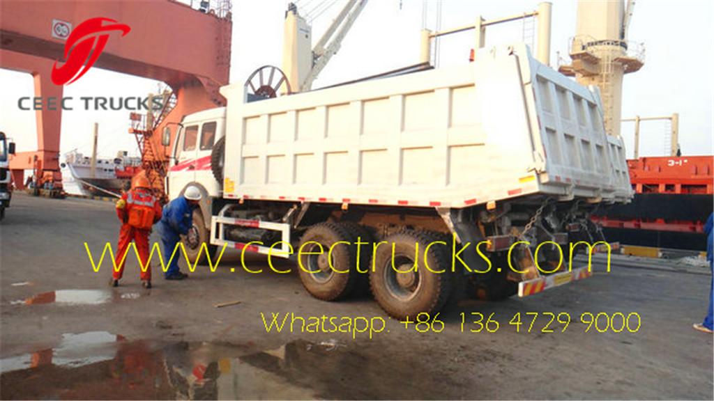 Beiben 10 wheeler dumper trucks for congo