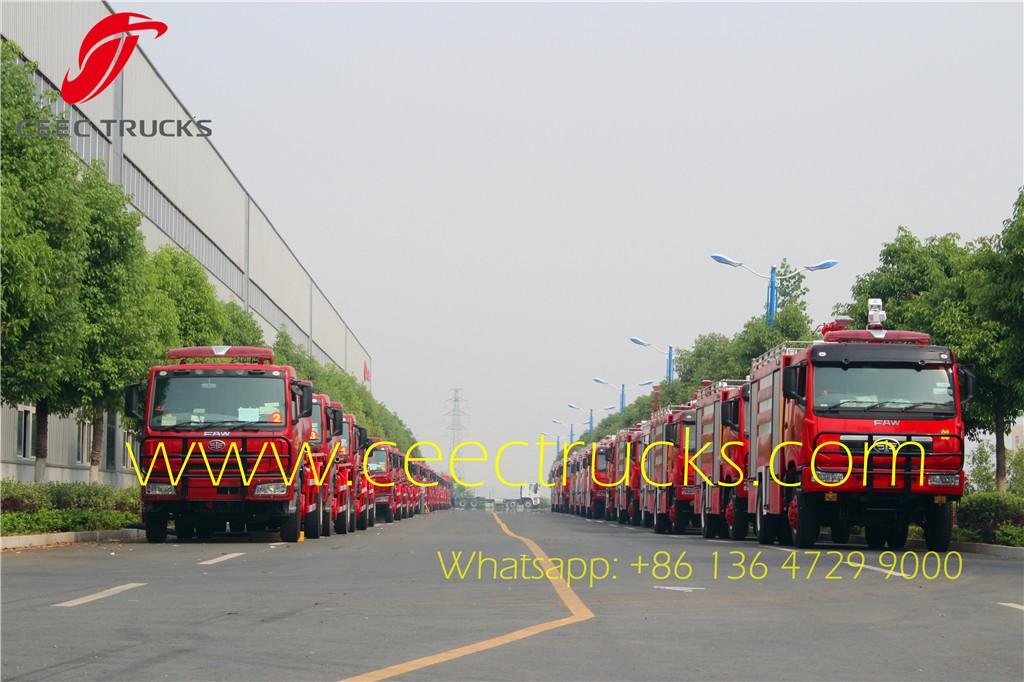 Faw firefighting trucks export Uganda