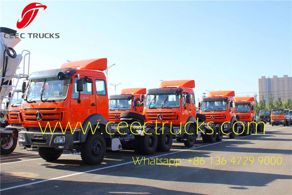 RHD beiben 10 units tractor trucks export Kenya Mombasa