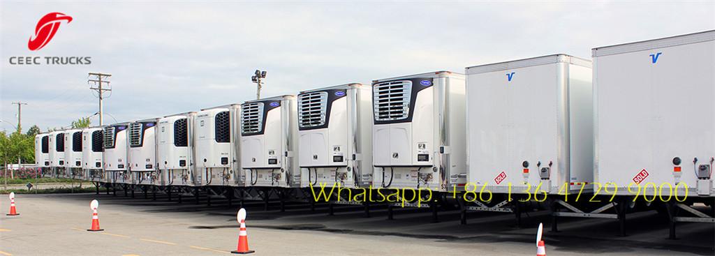 2 axle Refrigerated semi-trailer hot sale