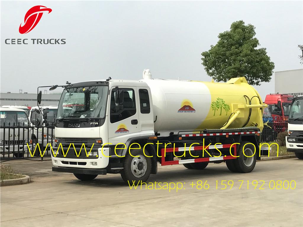 ISUZU 10CBM cesspit emptier manufacturer supply