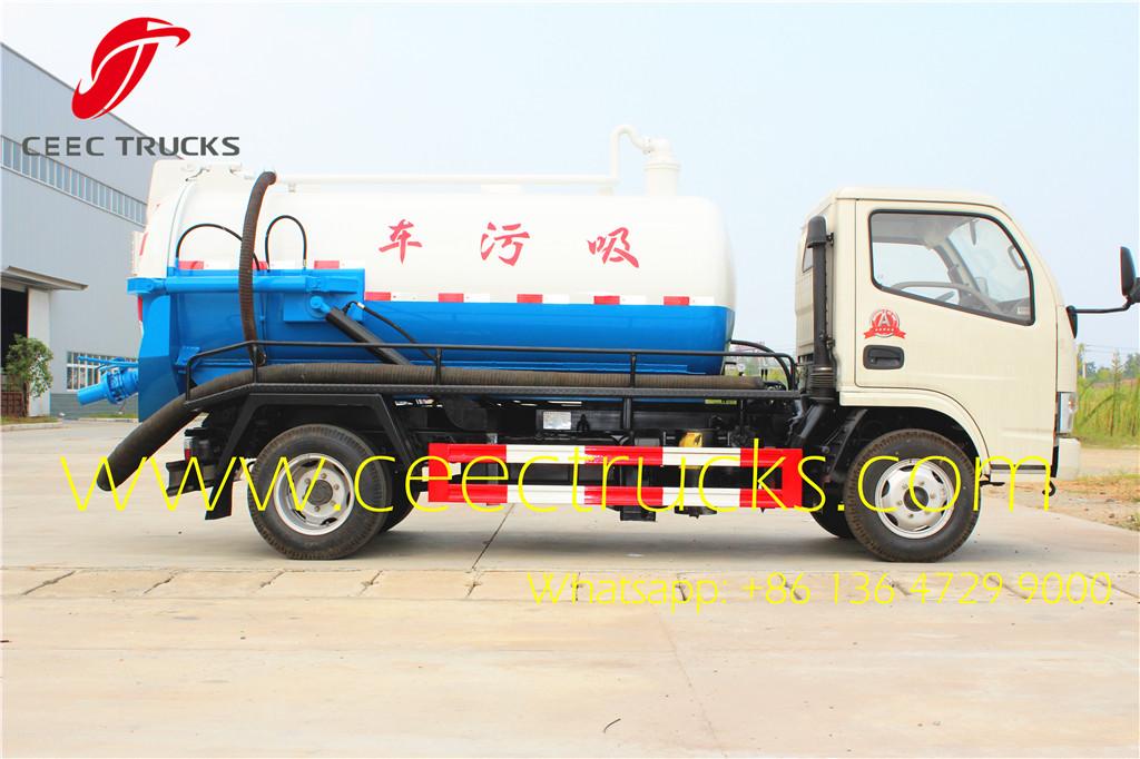 dongfeng mini 3CBM sewage tanker trucks low price