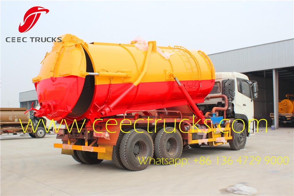 Dongfeng 18000liters vacuum suction tanker trucks