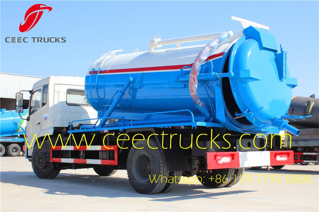 How to choose suitable dongfeng 9000liters cesspool pump truck