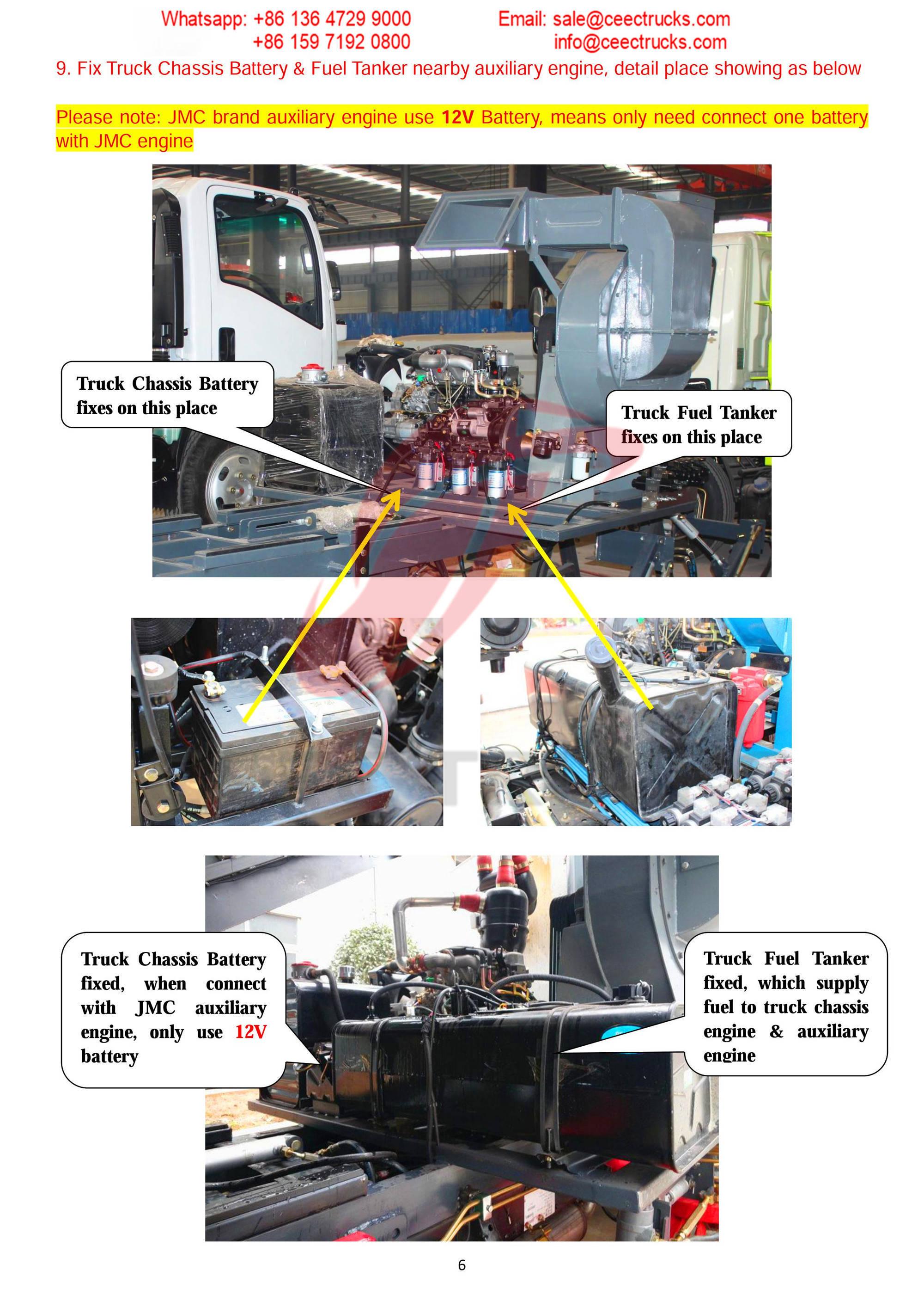 How to install road sweeper superstructure