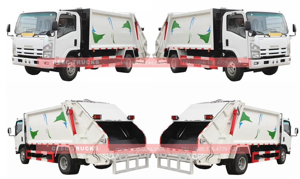 8CBM compactor truck ISUZU hot sale