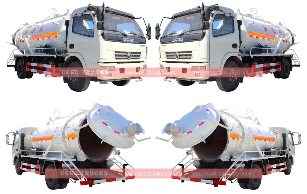 Dongfeng 6cbm vacuum truck