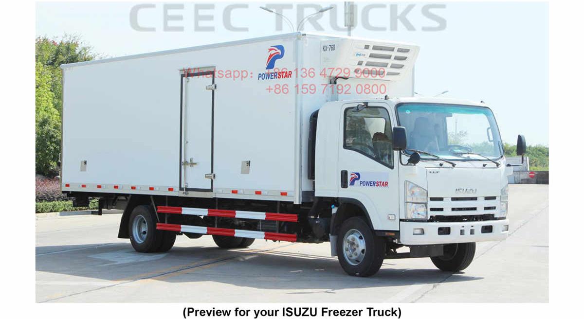 French Polynesia--ISUZU ELF 8Tons Refrigerator Truck Manual