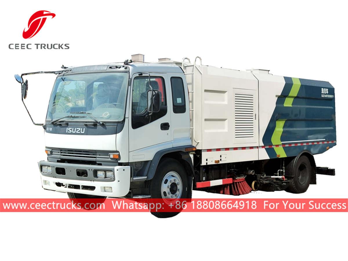 ISUZU Vacuum street sweeping truck