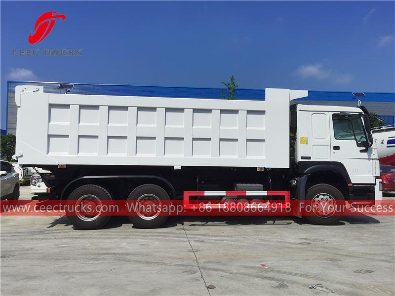 HOWO 10 wheeler Euro 3 dump truck