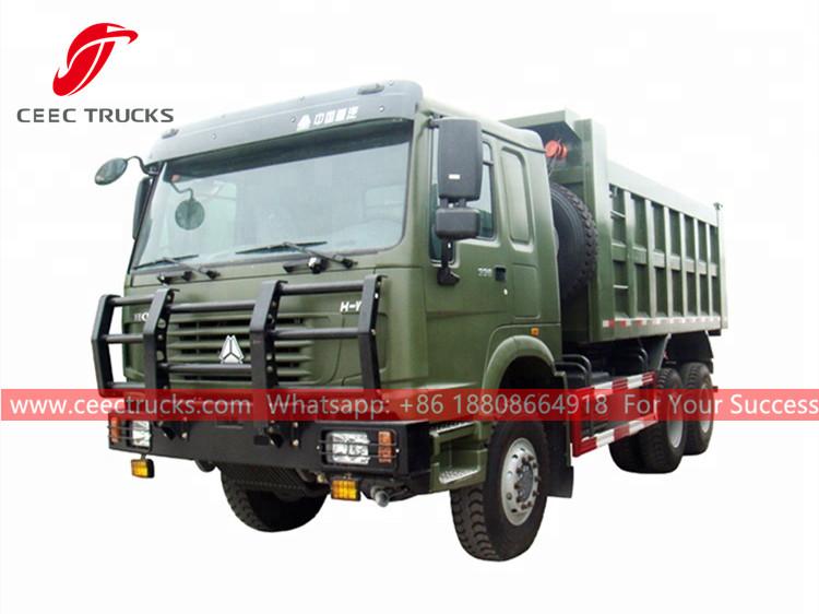 HOWO 6x6 off-road dump truck for sale