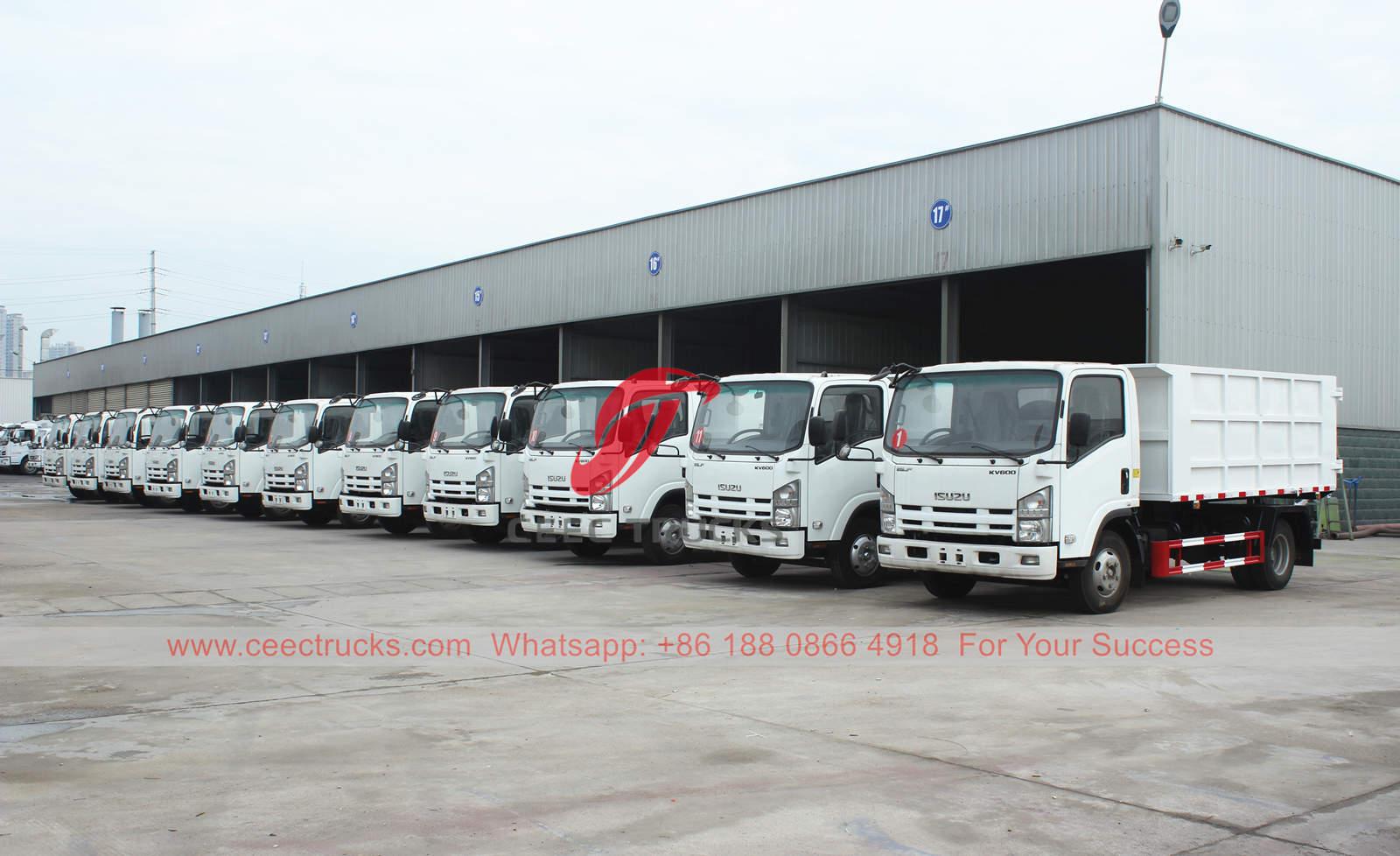 11 units ISUZU dump garbage trucks