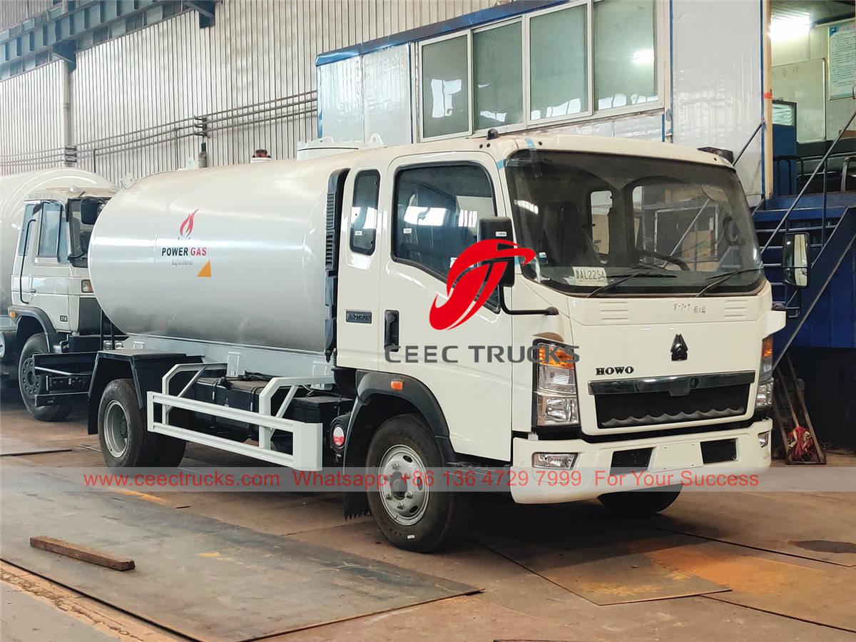 HOWO RHD LPG gas tanker