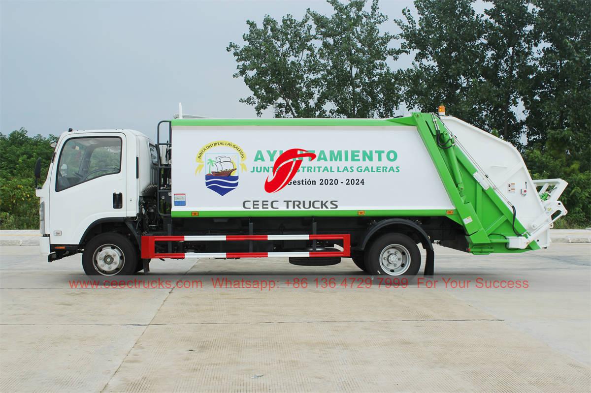 ISUZU rear load refuse collector truck