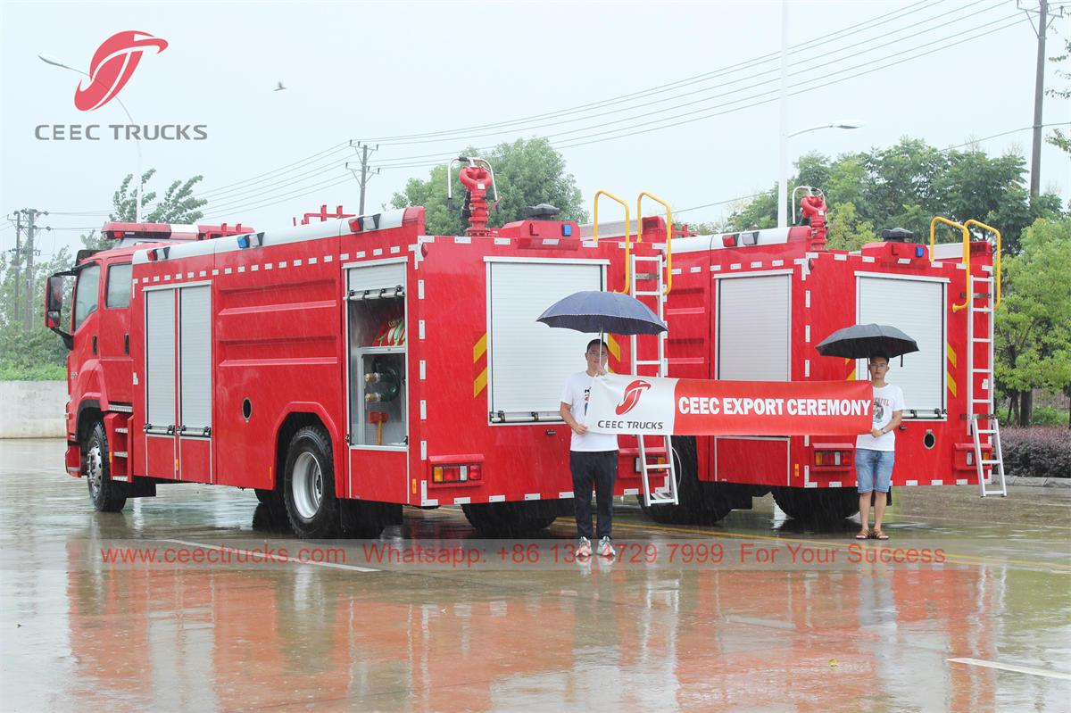 ISUZU GIGA water tank fire engine are ready for delivery ISUZU GIGA water tank fire engine are ready for delivery