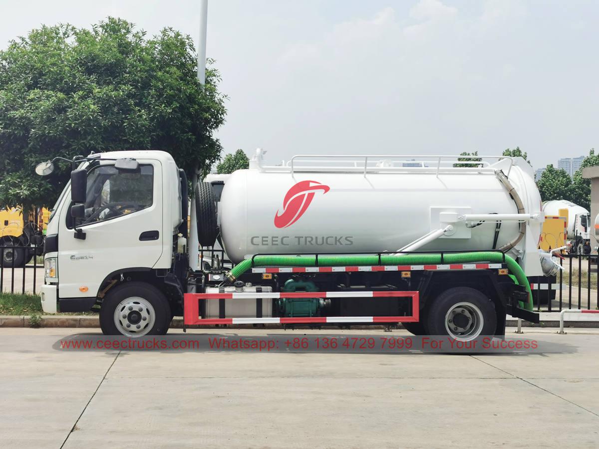 FOTON 4Ã—2 vacuum sewage suction truck