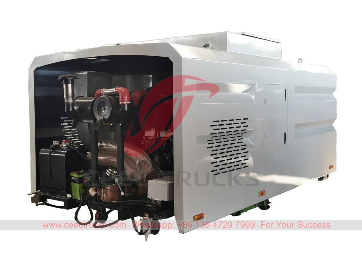 Vacuum street sweeper upper body Vacuum street sweeper upper body