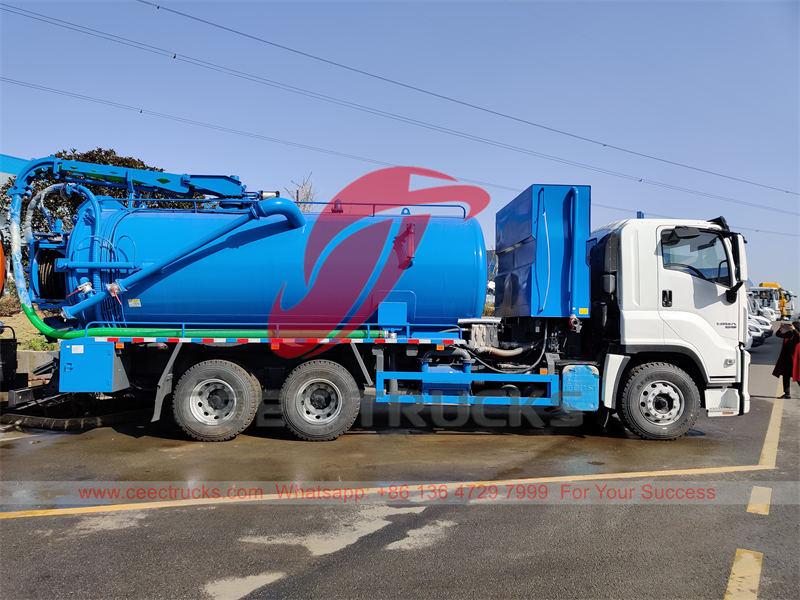 ISUZU GIGA vacuum pump truck at discount price