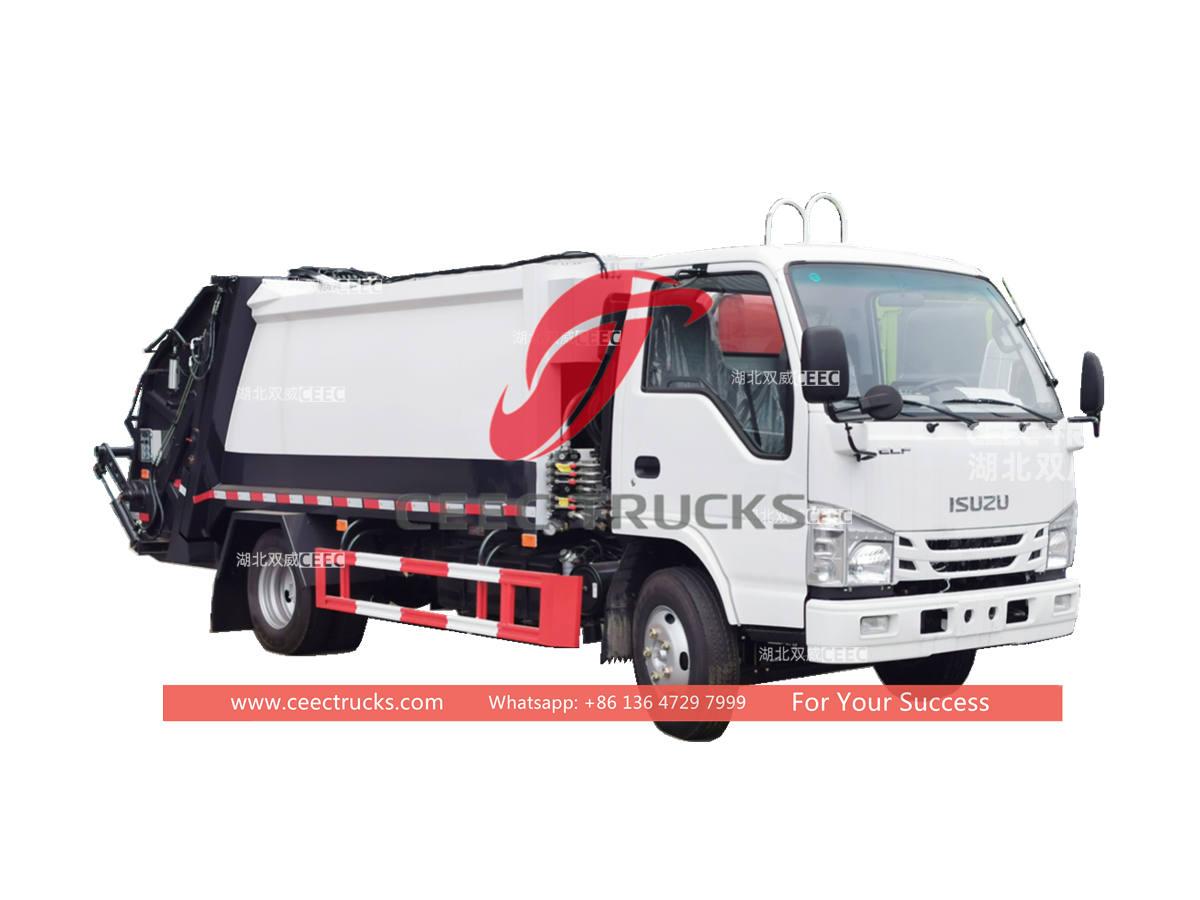 Brand new ISUZU 4Ã—2 mini garbage compactor truck on sale