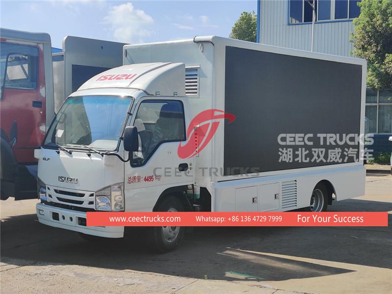 ISUZU NKQ mobile stage truck