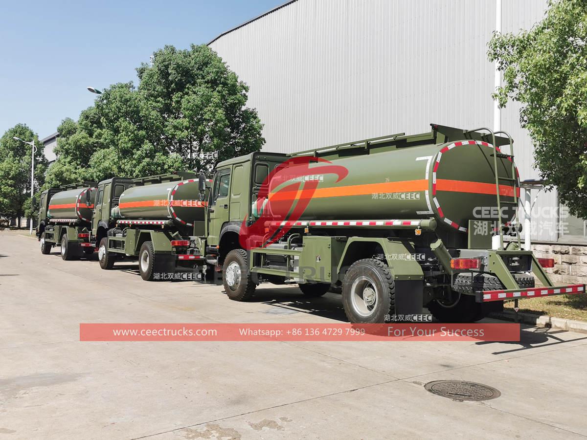 HOWO 4Ã4 off-road 266HP 8000 liters refueling trucks HOWO 4Ã4 off-road 266HP 8000 liters refueling trucks