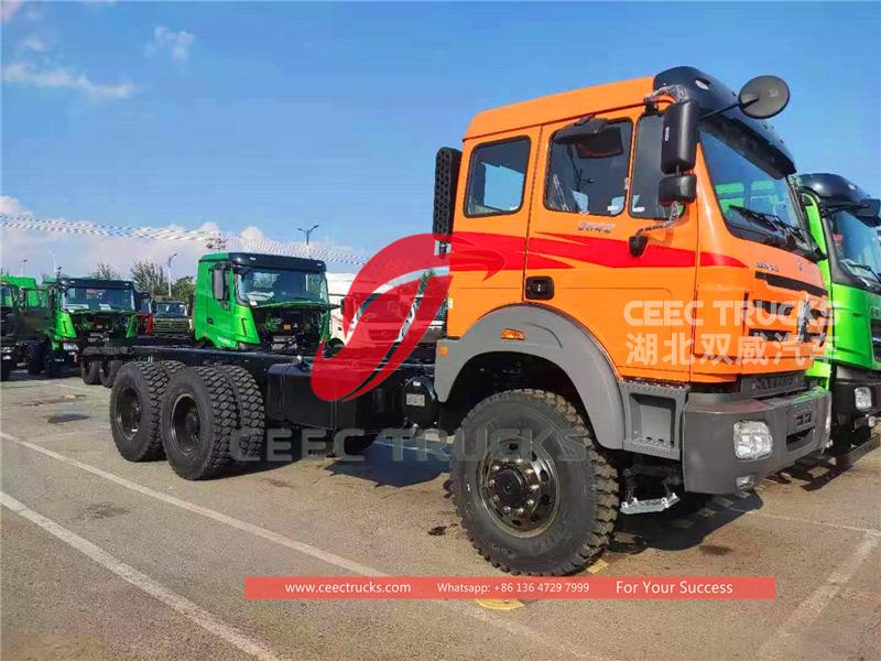 6*6 drive beiben 2642 cargo truck