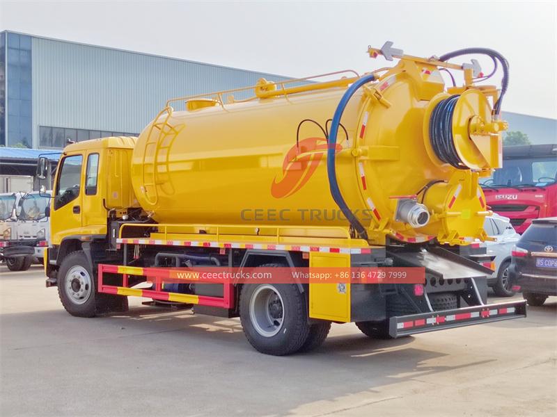 ISUZU 12cbm vacuum sewage truck