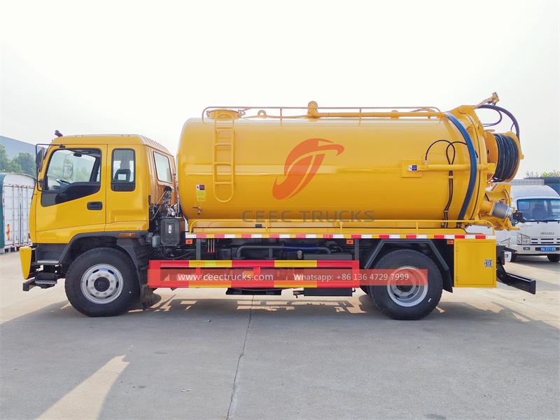 ISUZU 12cbm vacuum sewage truck