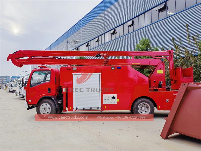 Isuzu high ladder fire rescue truck