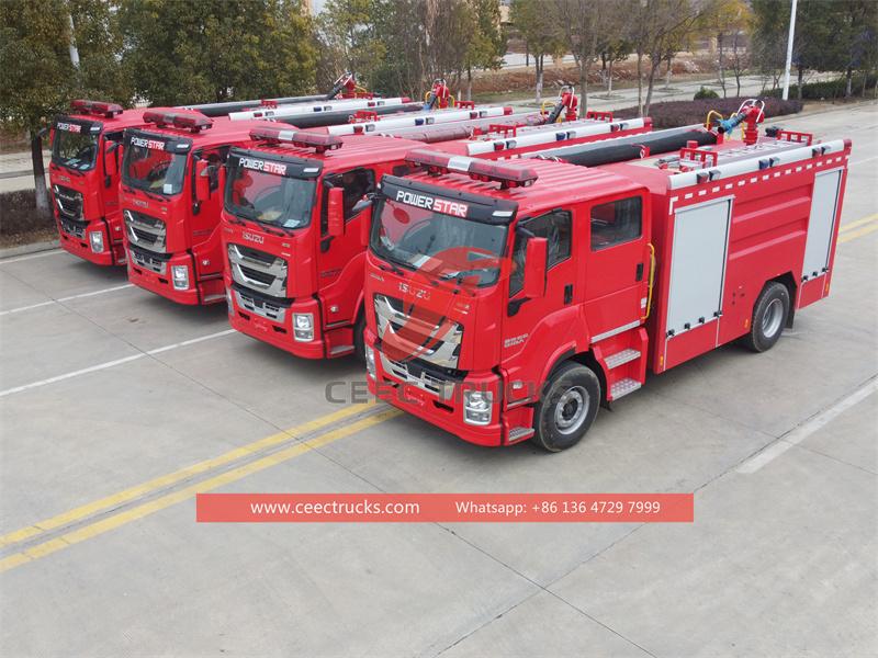 Isuzu GIGA 8000L fire fighting truck