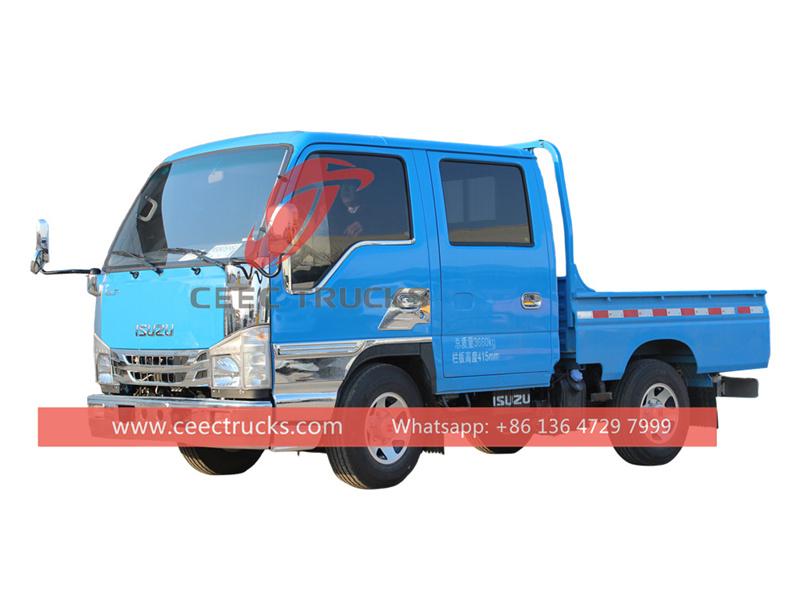 Isuzu mini double cabin cargo truck