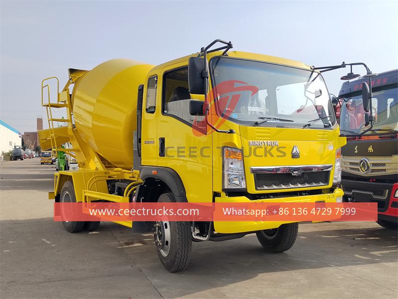 HOWO 3CBM mixer tank truck