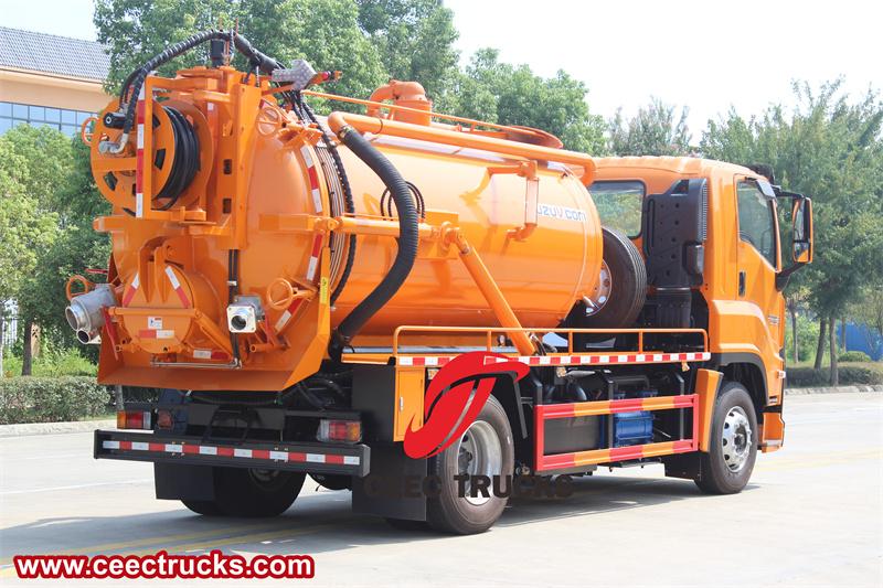 Isuzu FVR 240HP sewer jetting and vacuum truck