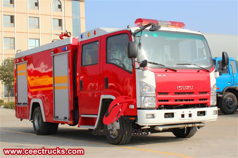 Isuzu 700P water fire fighting truck