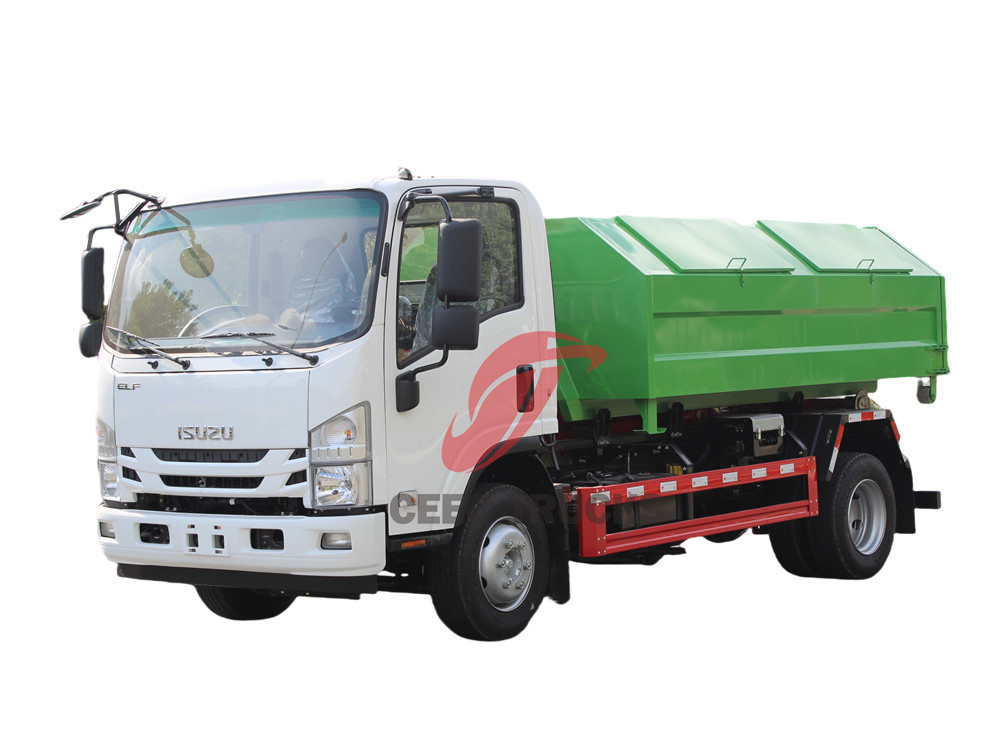 Isuzu ELF multilift hooklift truck