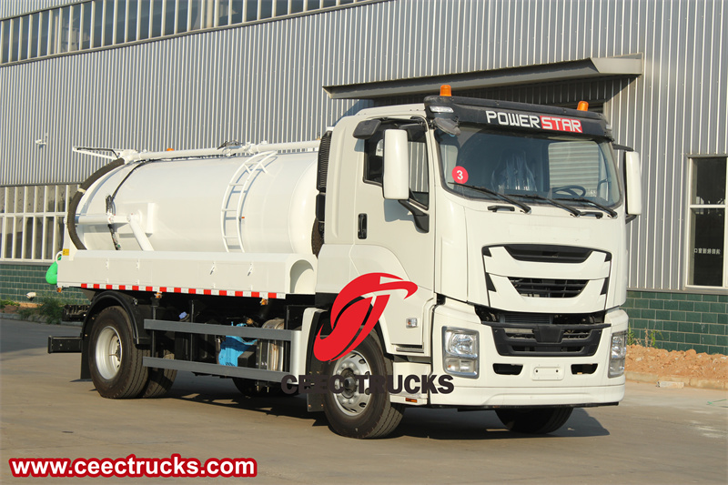 Isuzu FVR 8000L sewage suction truck