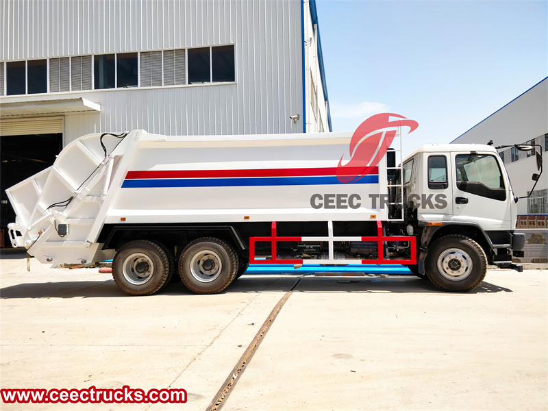 CEEC exporting refuse compactor truck