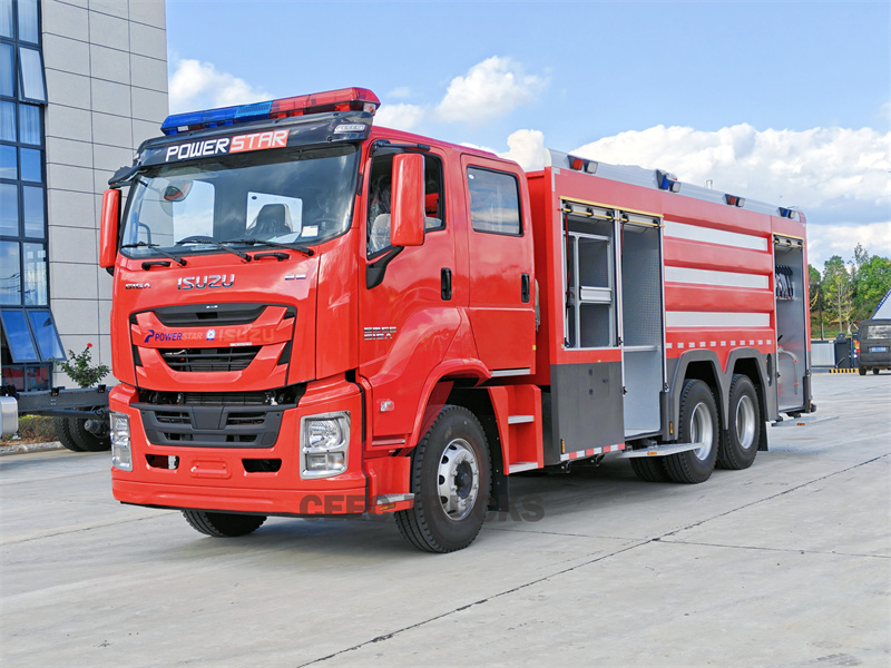 ISUZU GIGA dry powder nitrogen fire truck ISUZU GIGA dry powder nitrogen fire truck