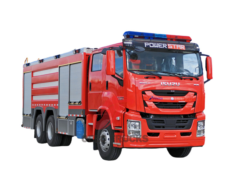 ISUZU GIGA dry powder nitrogen fire truck ISUZU GIGA dry powder nitrogen fire truck