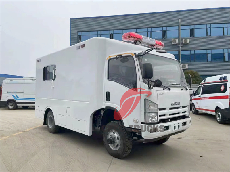 Isuzu 4x4 NPR ambulance