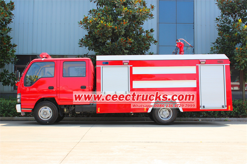 ISUZU NKR water & nitrogen gas fire truck