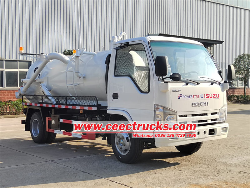 ISUZU 4000L sewage pump truck