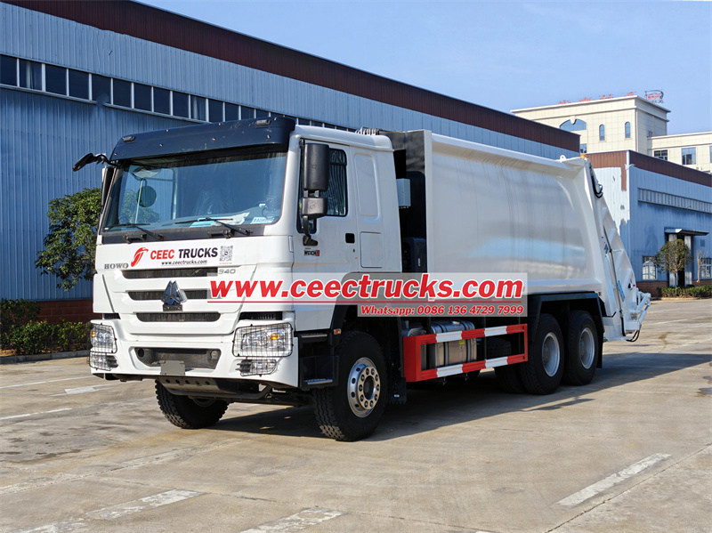 HOWO 20CBM garbage compactor truck