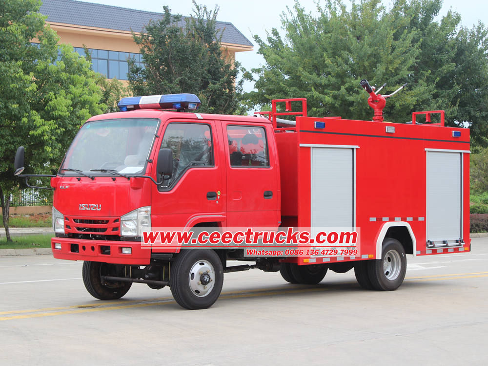 Isuzu fire truck