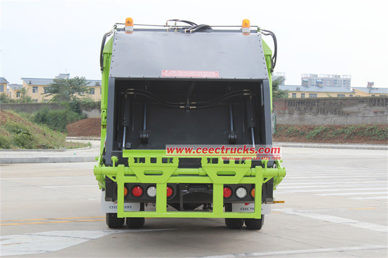 ISUZU NKR garbage rear loader truck