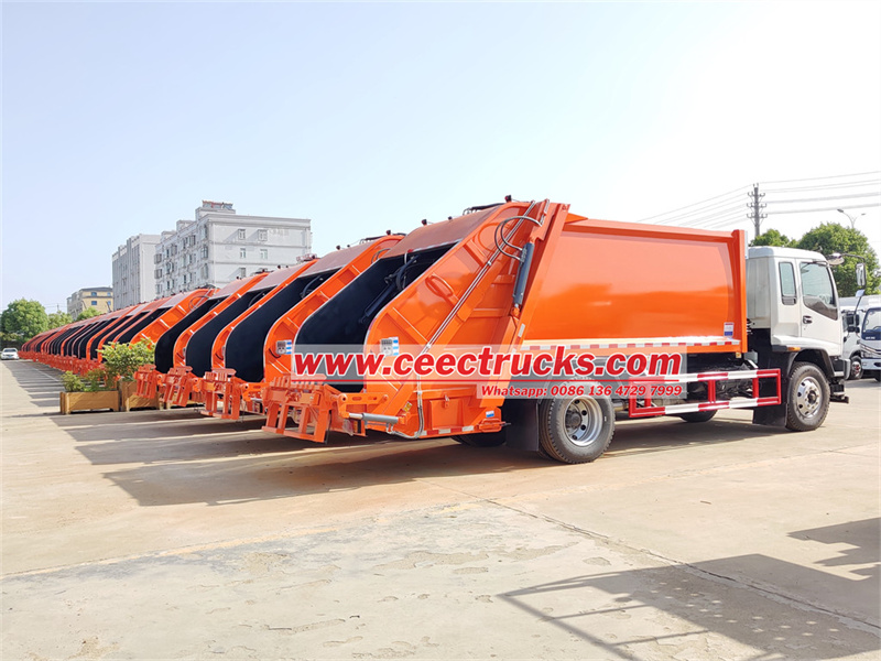 ISUZU FVR garbage compactor truck