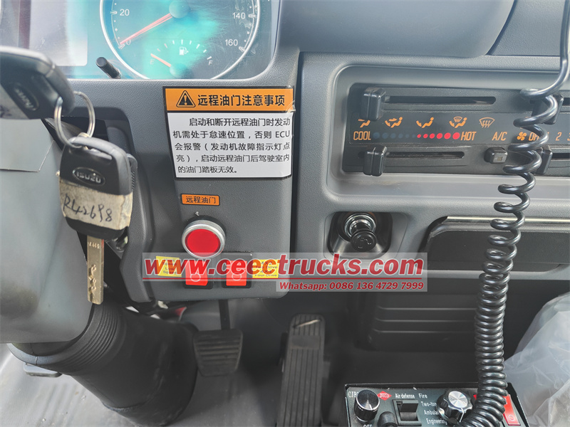 Isuzu mini ELF fire engine offroad model control box Isuzu mini ELF fire engine offroad model control box