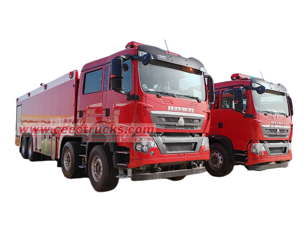HOWO sitrak heavy duty rescue fire truck